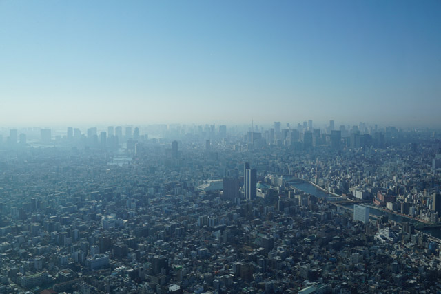 東京スカイツリーからの眺望